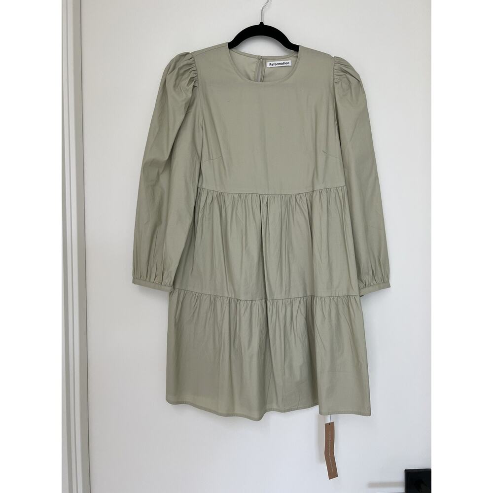 NWT Reformation Beckett Dress in Dried Herbs Size XS